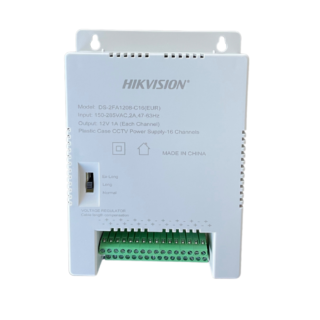 CCTV Power Supply 16 Channel 12 Volts