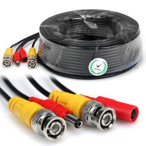 RG59 CCTV COAX PREMADE 20M WITH CONNECTORS & POWER ADAPTER - Image 3