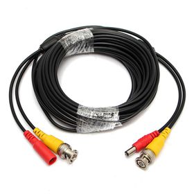 RG59 CCTV COAX PREMADE 20M WITH CONNECTORS & POWER ADAPTER - Image 2